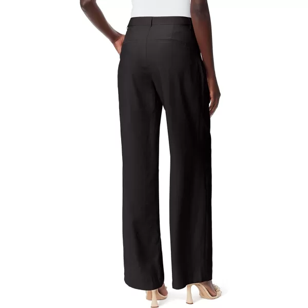 Sam Edelman Sportswear Womens Codie High Rise Soft Wide Leg PantBlack