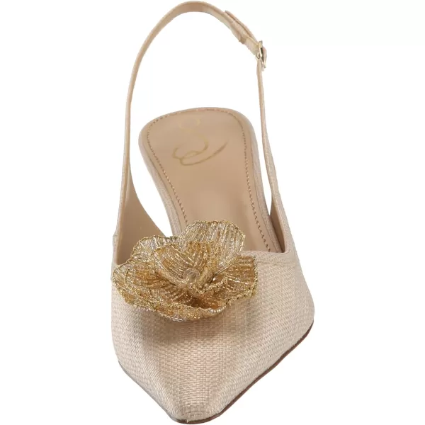 Sam Edelman Womens Bianka Flora PumpLight Natural