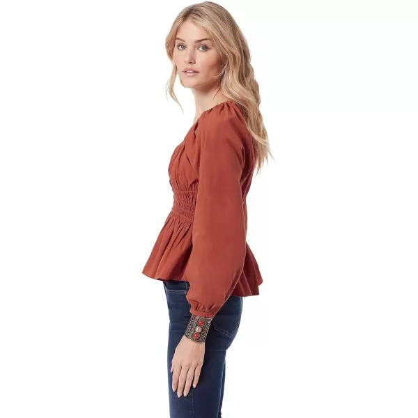 Sam Edelman Womens Cilian Bustier Blouse TopGinger Bread