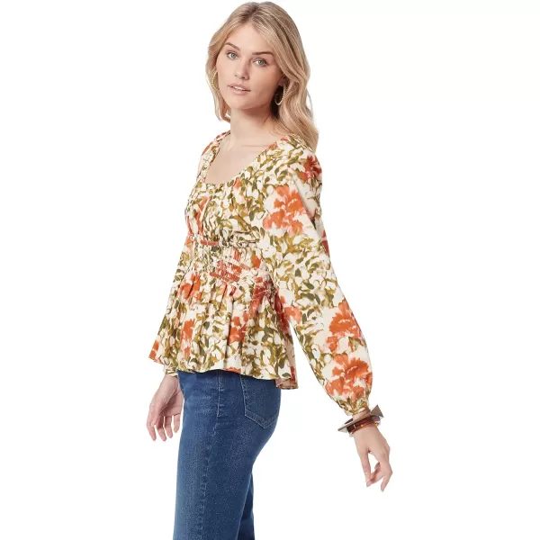 Sam Edelman Womens Cilian Bustier Blouse TopThistle Grove  Jet Stream