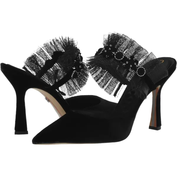 Sam Edelman Womens Hughes MuleBlack Velvet
