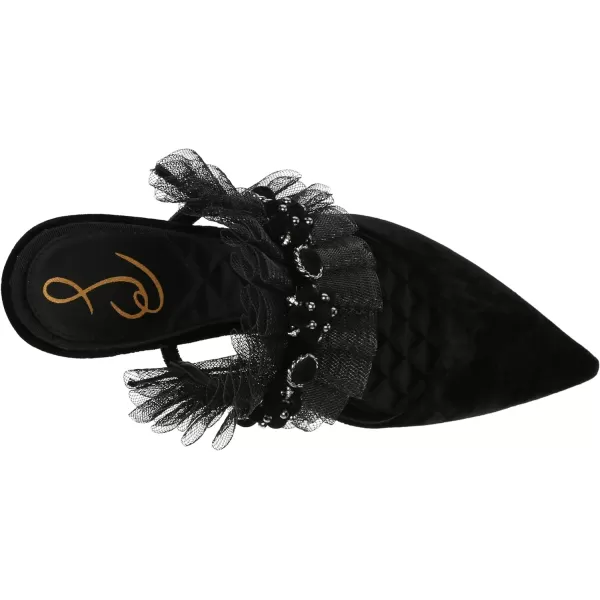 Sam Edelman Womens Hughes MuleBlack Velvet