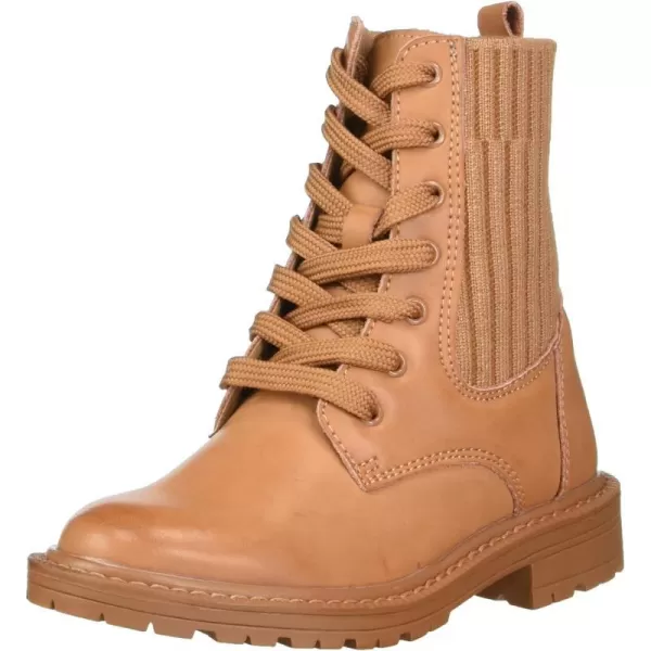 Sam Edelman Girls Lydell Mini Combat BootLt Cuoio Brown