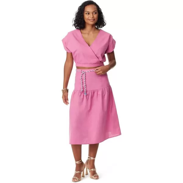Sam Edelman Sportswear Womens Adele Surplice Neck TopFiji Flower