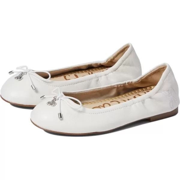 Sam Edelman UnisexChild Felicia Mini Ballet FlatWhite