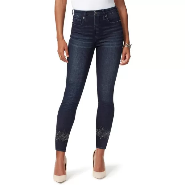 Sam Edelman Womens Sassy High Rise Skinny JeanStardust  Hem Studs