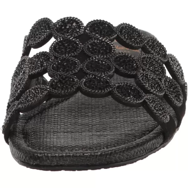 Sam Edelman Womens Bay Flat SandalBlack Marche Embellishment