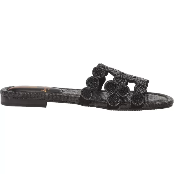 Sam Edelman Womens Bay Flat SandalBlack Marche Embellishment