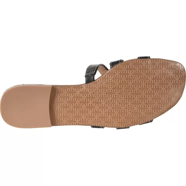 Sam Edelman Womens Bay Flat SandalBlack Vaquero Saddle Leather