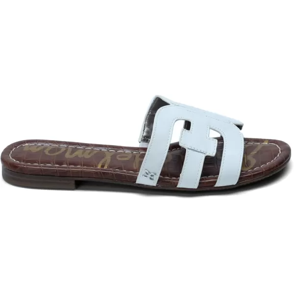 Sam Edelman Womens Bay Flat SandalBright White Vaquero Saddle Leather