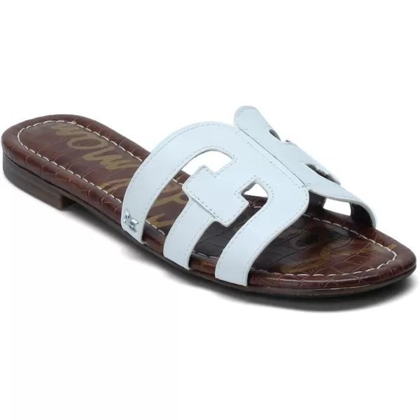 Sam Edelman Womens Bay Flat SandalBright White Vaquero Saddle Leather