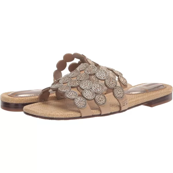 Sam Edelman Womens Bay Flat SandalGold Leaf Marche Embellishment