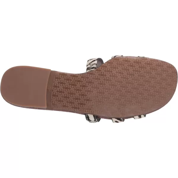 Sam Edelman Womens Bay Flat SandalIvoryBlack