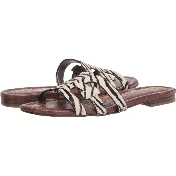 Sam Edelman Womens Bay Flat SandalIvoryBlack
