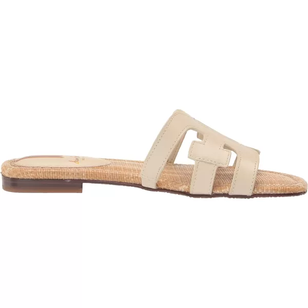 Sam Edelman Womens Bay Flat SandalModern Ivory Smooth Leather