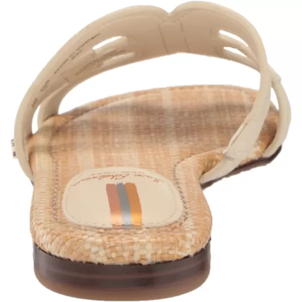 Sam Edelman Womens Bay Flat SandalModern Ivory Smooth Leather