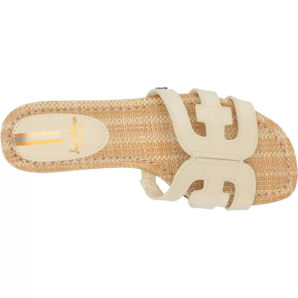 Sam Edelman Womens Bay Flat SandalModern Ivory Smooth Leather
