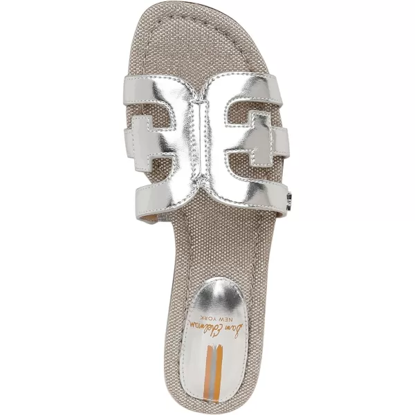 Sam Edelman Womens Bay Flat SandalSilver Platinum
