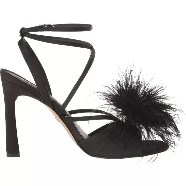 Sam Edelman Womens Layton Heeled SandalBlack Satin