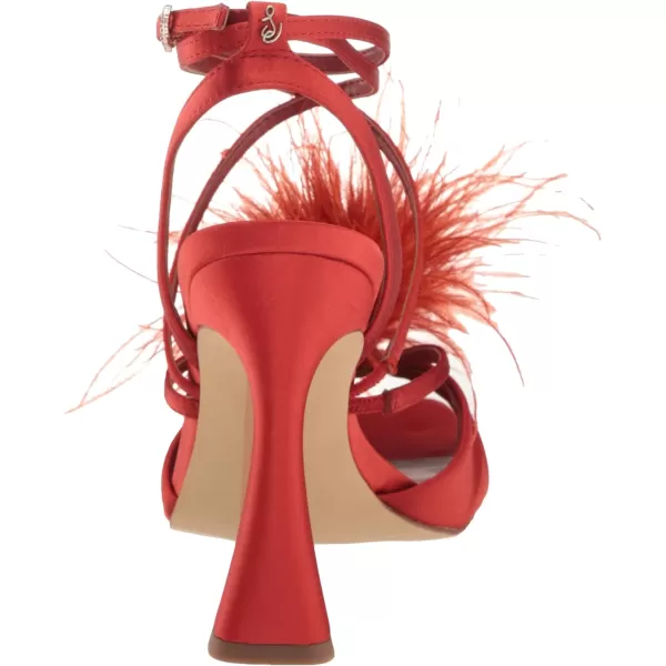 Sam Edelman Womens Layton Heeled SandalRed Mahogany