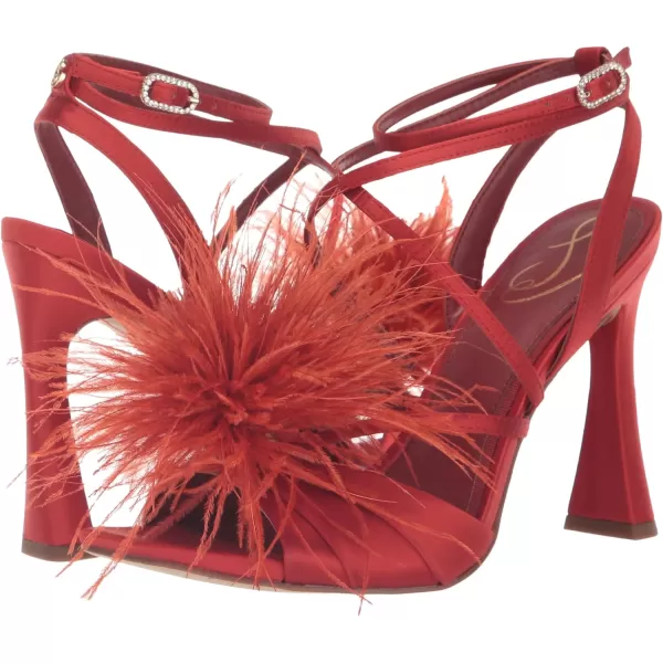 Sam Edelman Womens Layton Heeled SandalRed Mahogany