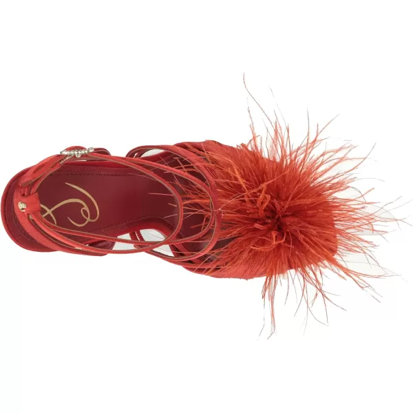 Sam Edelman Womens Layton Heeled SandalRed Mahogany