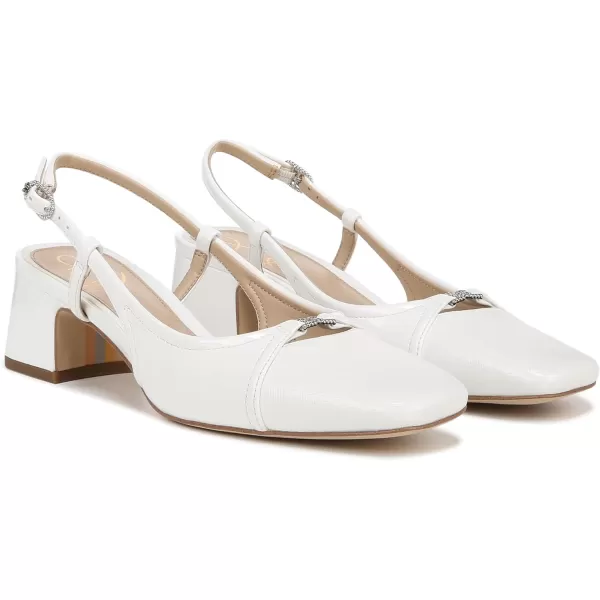 Sam Edelman Womens Tarra PumpBlack PatentModern Ivory Patent