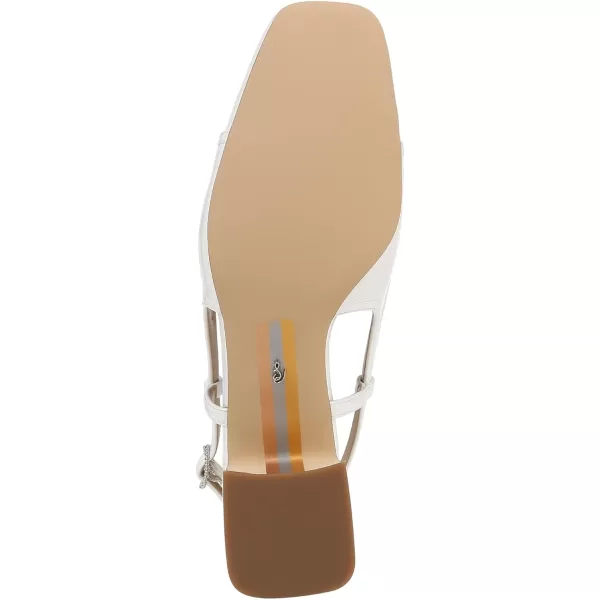 Sam Edelman Womens Tarra PumpBlack PatentModern Ivory Patent