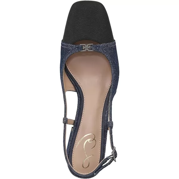 Sam Edelman Womens Tarra PumpHudson NavyBlack