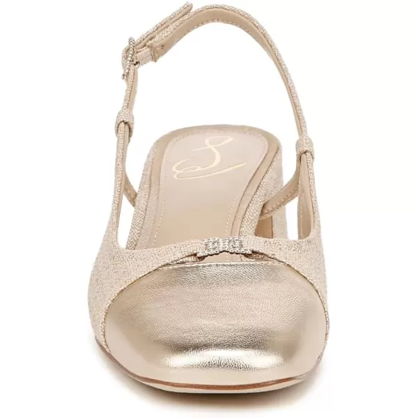 Sam Edelman Womens Tarra PumpLinenGold Leaf