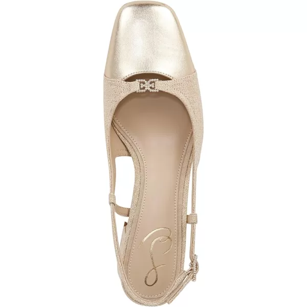 Sam Edelman Womens Tarra PumpLinenGold Leaf
