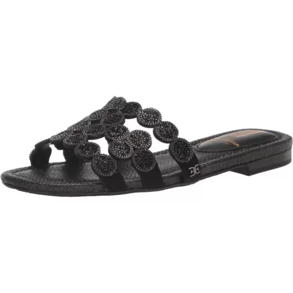 Sam Edelman Womens Bay Flat SandalBlack Marche Embellishment