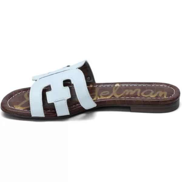 Sam Edelman Womens Bay Flat SandalBright White Vaquero Saddle Leather