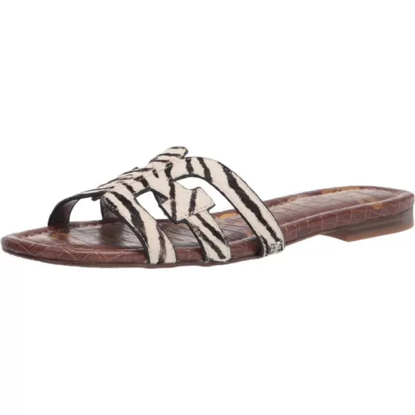 Sam Edelman Womens Bay Flat SandalIvoryBlack