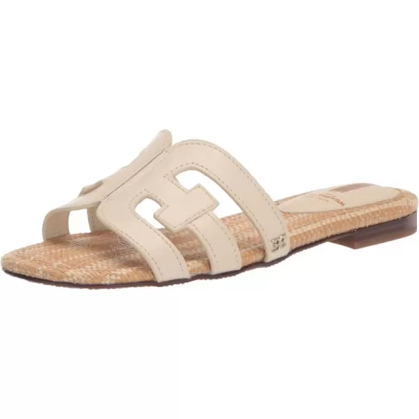 Sam Edelman Womens Bay Flat SandalModern Ivory Smooth Leather