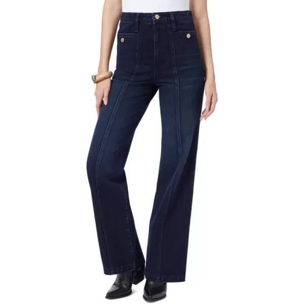 Sam Edelman Womens Codie High Rise Soft Wide Leg PantFlawless Blue