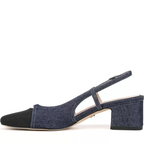 Sam Edelman Womens Tarra PumpHudson NavyBlack