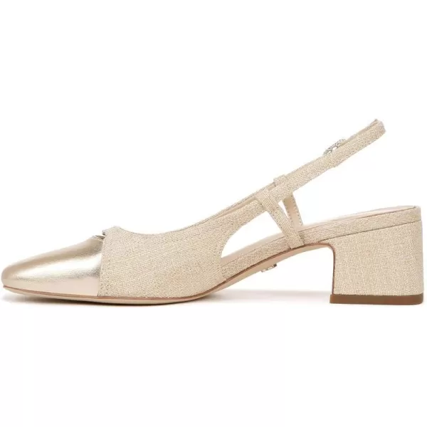 Sam Edelman Womens Tarra PumpLinenGold Leaf