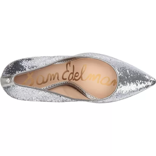 Sam Edelman Womens Hazel PumpPewter Sequin