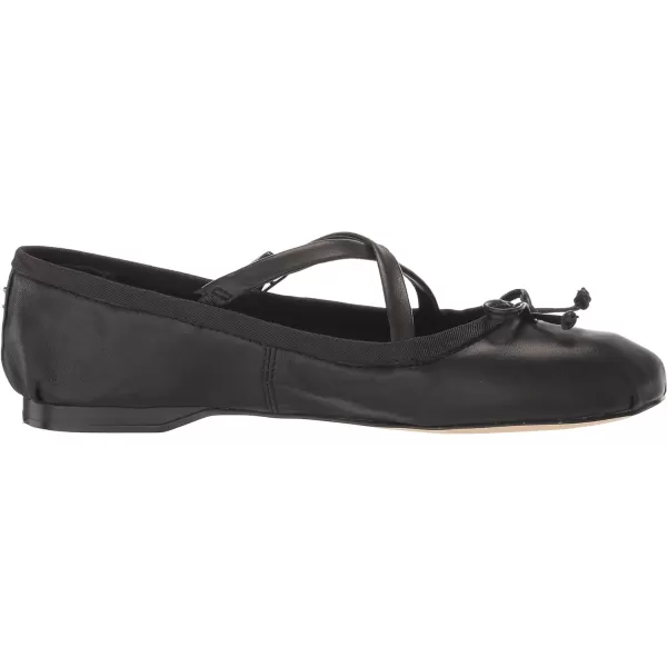 Circus NY Womens Zuri Ballet FlatBlack Leather