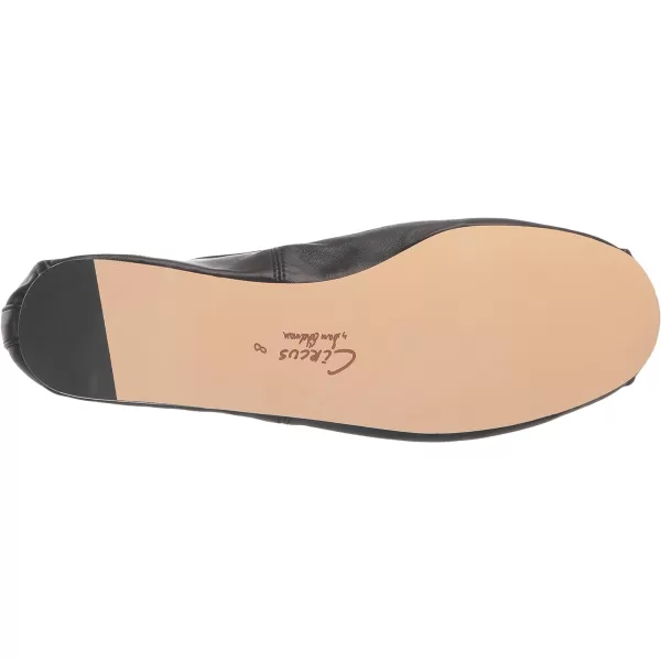 Circus NY Womens Zuri Ballet FlatBlack Leather