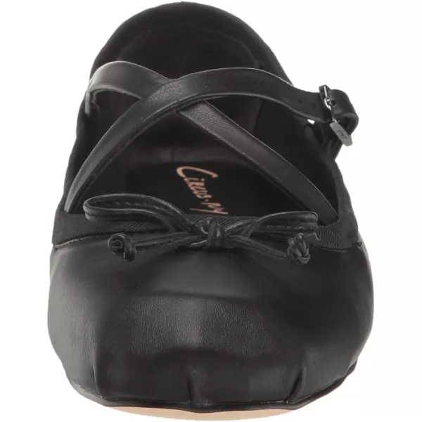 Circus NY Womens Zuri Ballet FlatBlack Leather