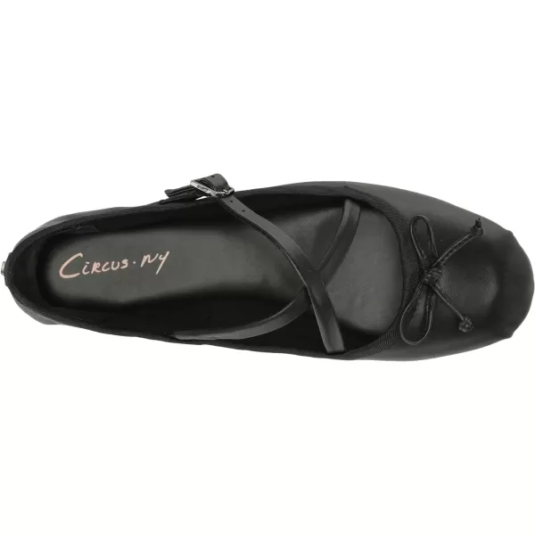 Circus NY Womens Zuri Ballet FlatBlack Leather