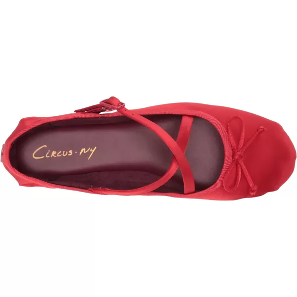 Circus NY Womens Zuri Ballet FlatRed Poppy