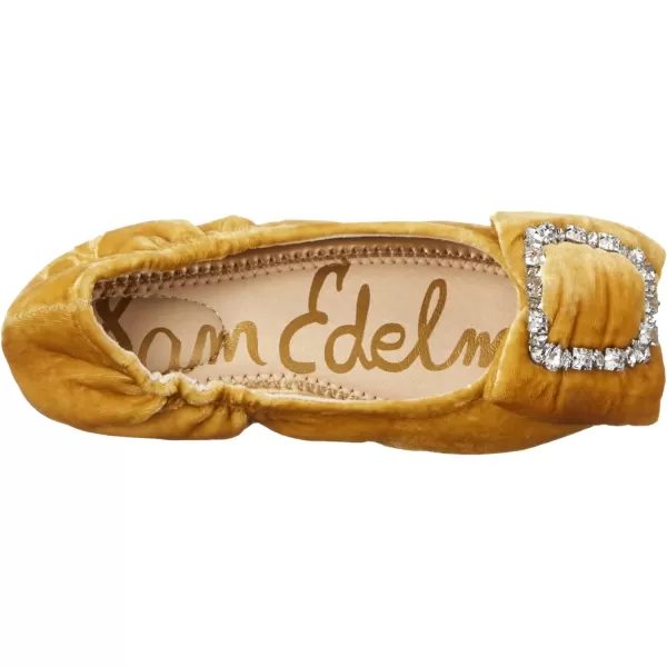Sam Edelman UnisexChild Farah Mini Ballet FlatSaffron