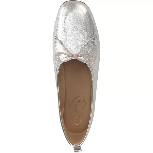 Sam Edelman Womens Ari Ballet FlatSoft Silver