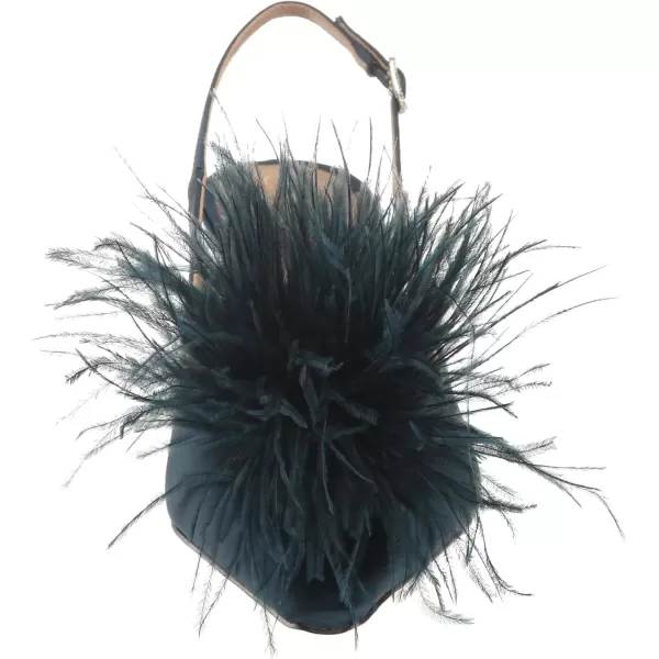 Sam Edelman Womens Bianka Feather PumpPacific Navy Feather