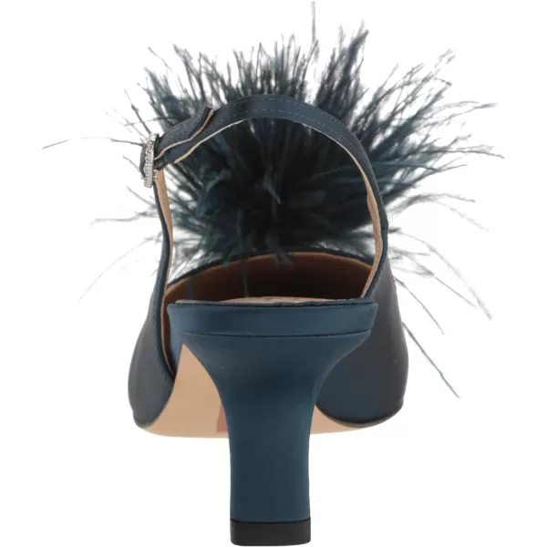 Sam Edelman Womens Bianka Feather PumpPacific Navy Feather