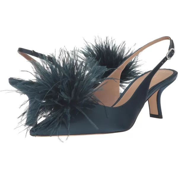 Sam Edelman Womens Bianka Feather PumpPacific Navy Feather