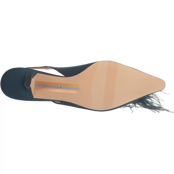 Sam Edelman Womens Bianka Feather PumpPacific Navy Feather